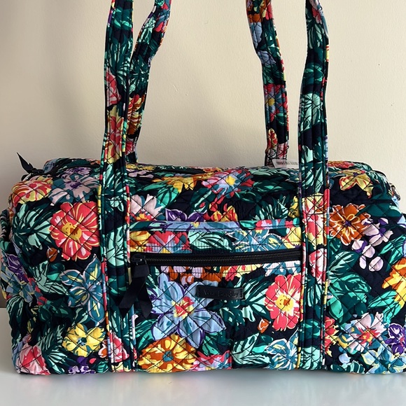 Vera Bradley Handbags - Vera Bradley Small Travel Duffel Bag Happy Blooms